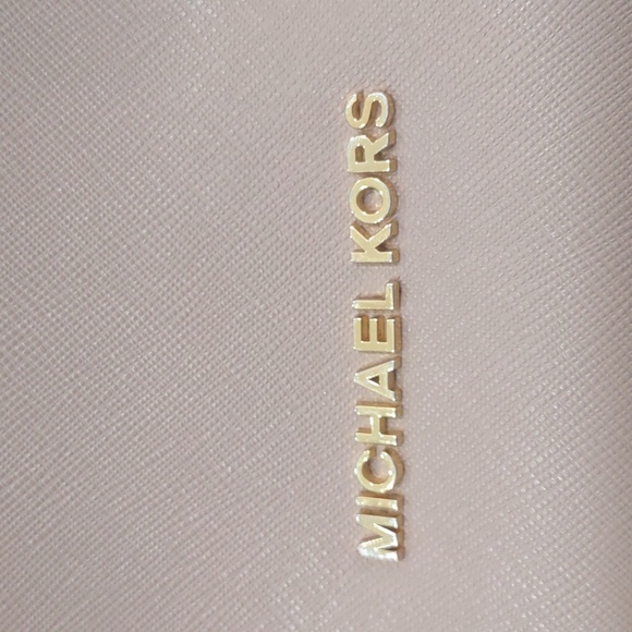 Michael Kors MK Saffiano Leather Tote in Dark Fawn Color RARE FIND! - Picture 9 of 16